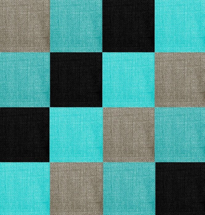 Fabric Texture Grey Aqua Black