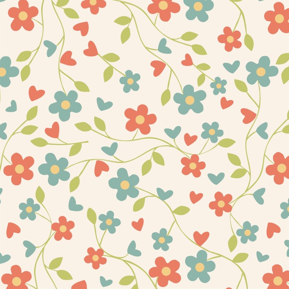 vintage floral wallpaper