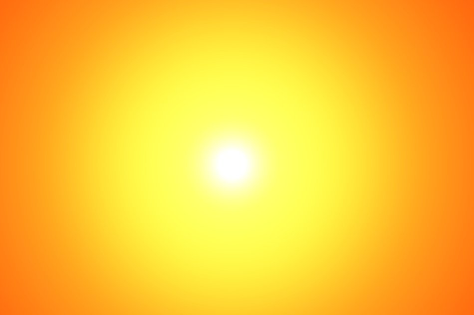 Sun Yellow Orange Background
