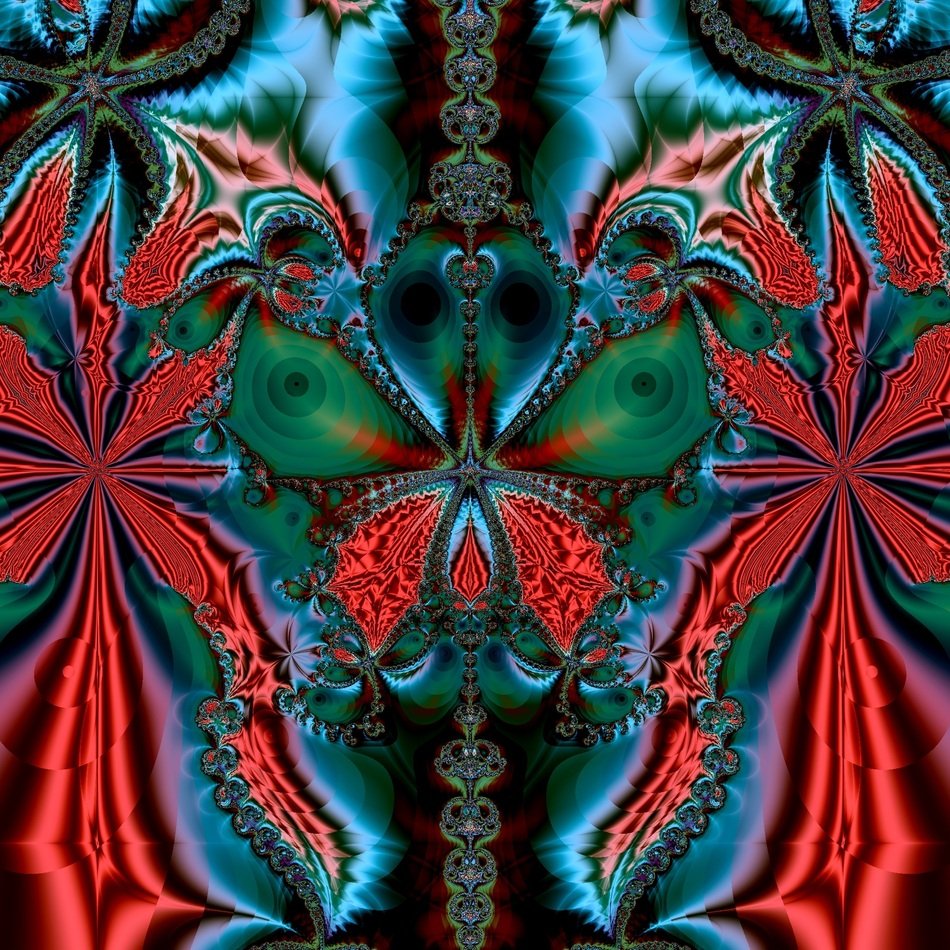 background with fractal artwork