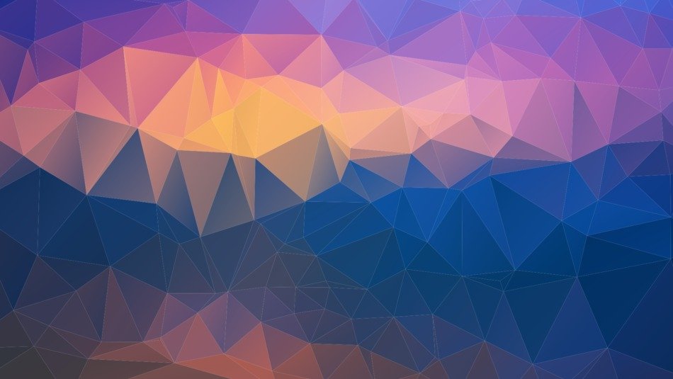 Background Mesh Polygon Violet
