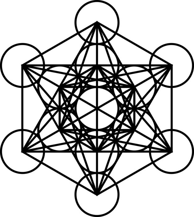 Metatron'S Cube Flower Of Life