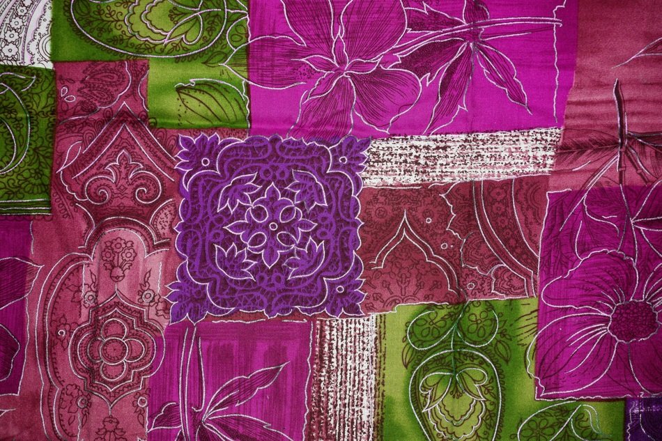 Background Patchwork Flowers