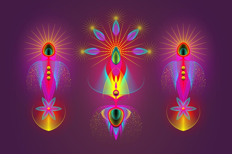 Abstract Bright Colorful