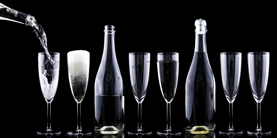 Champagner Toasting