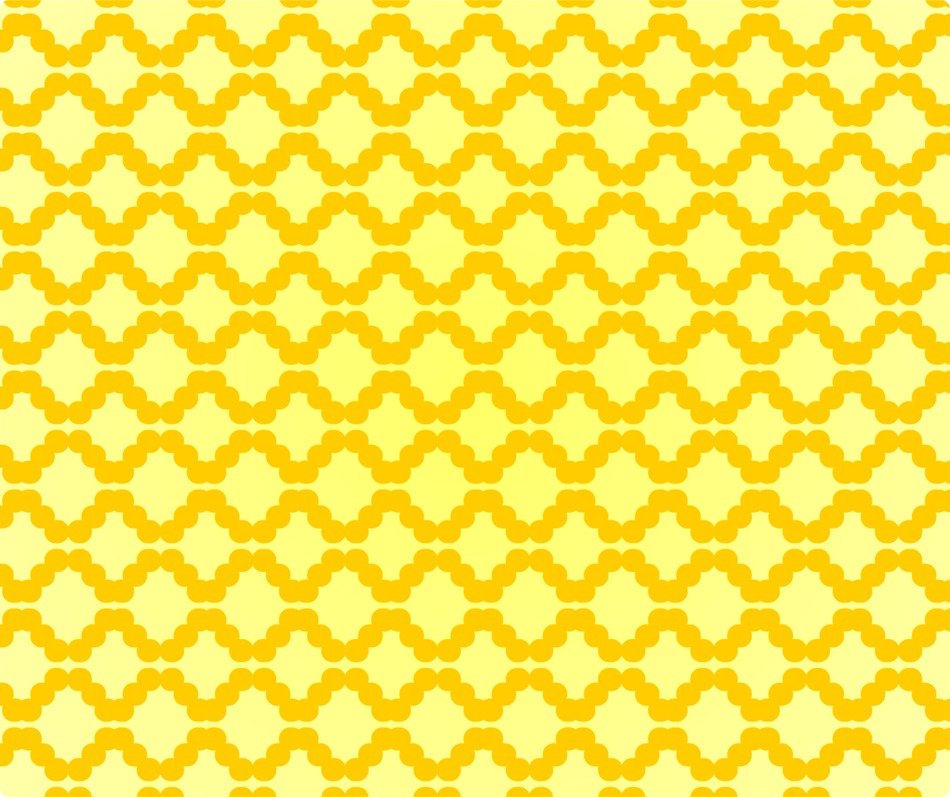 yellow background with seamless pattern