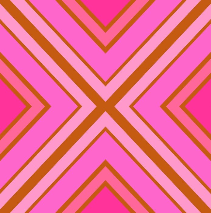 Pink Geometric Stripes Angles