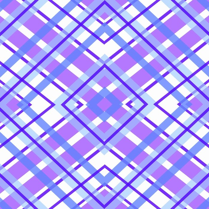 Geometric Plaid Pale Purple