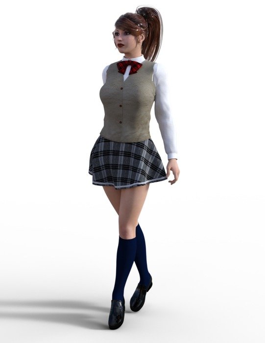 School Girl Education Young