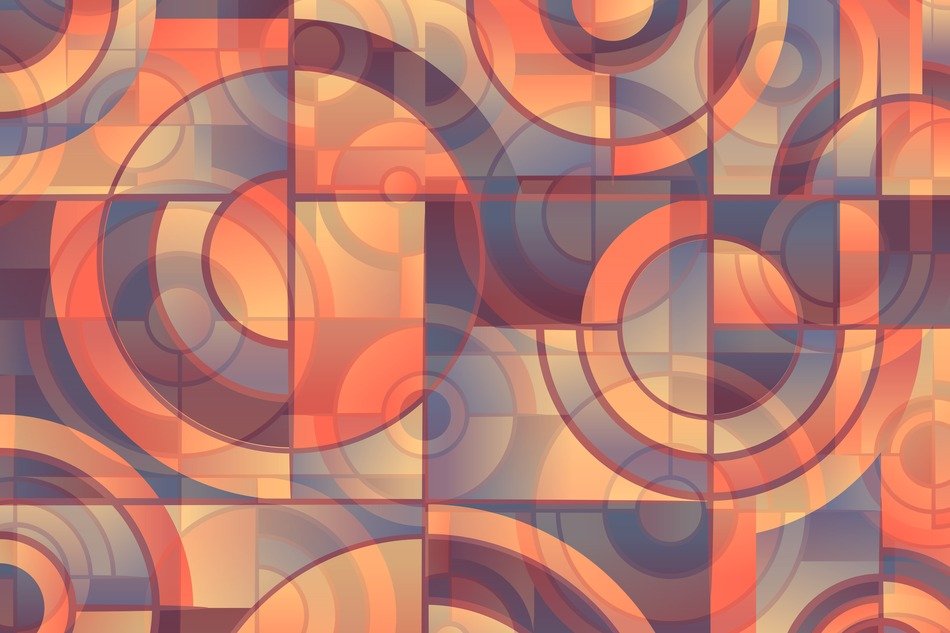 different shapes of different shapes on the background