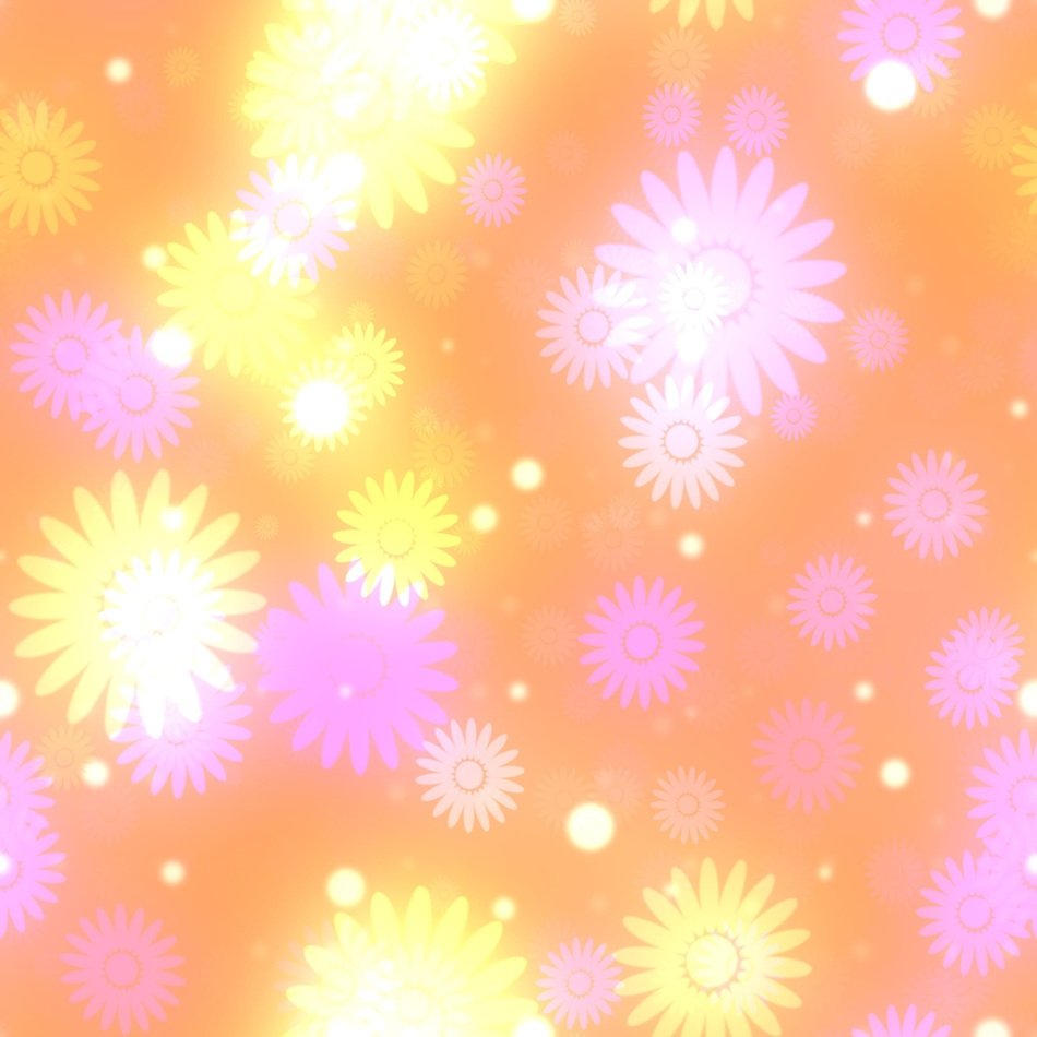 Flower Blossom Bokeh Background