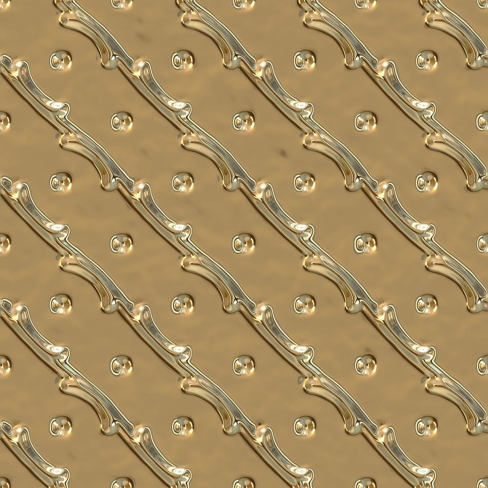 golden background with 3d pattern