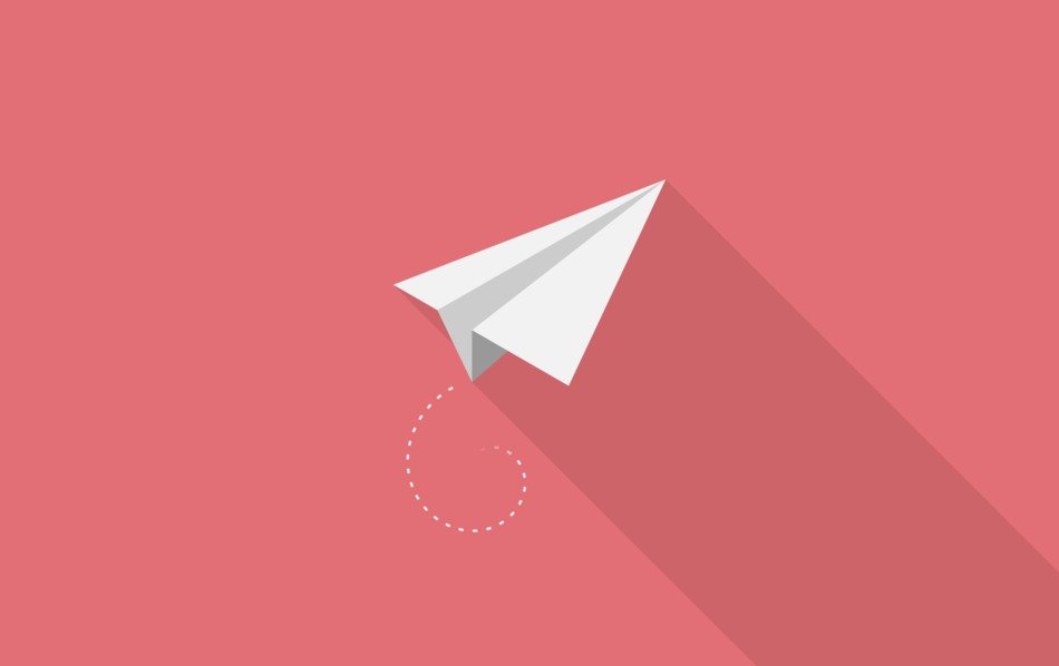 Aircraft Paper Red Background