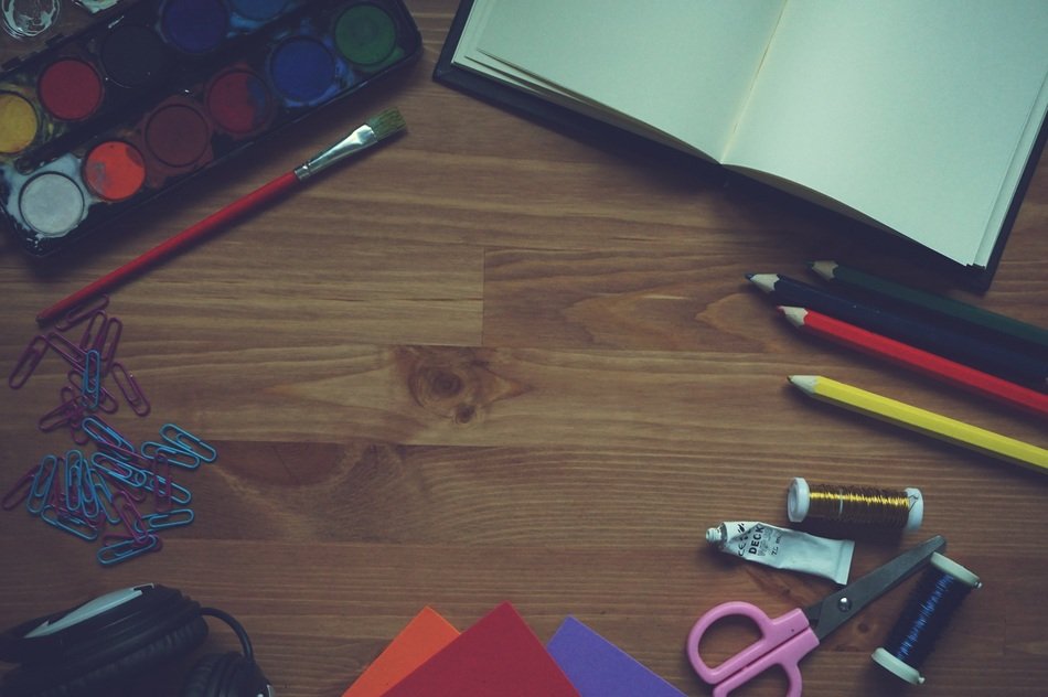 Paint Notebook Brush Pencil