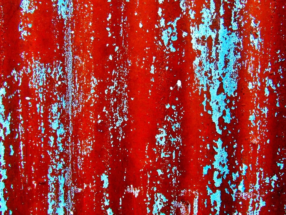 Background Red Paint Rusty
