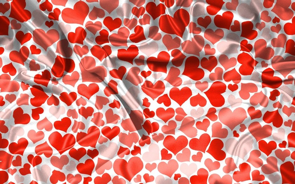 Cloth Heart Love Red Romance