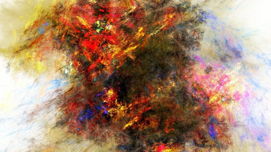 Canvas Paint Stroke Fractal