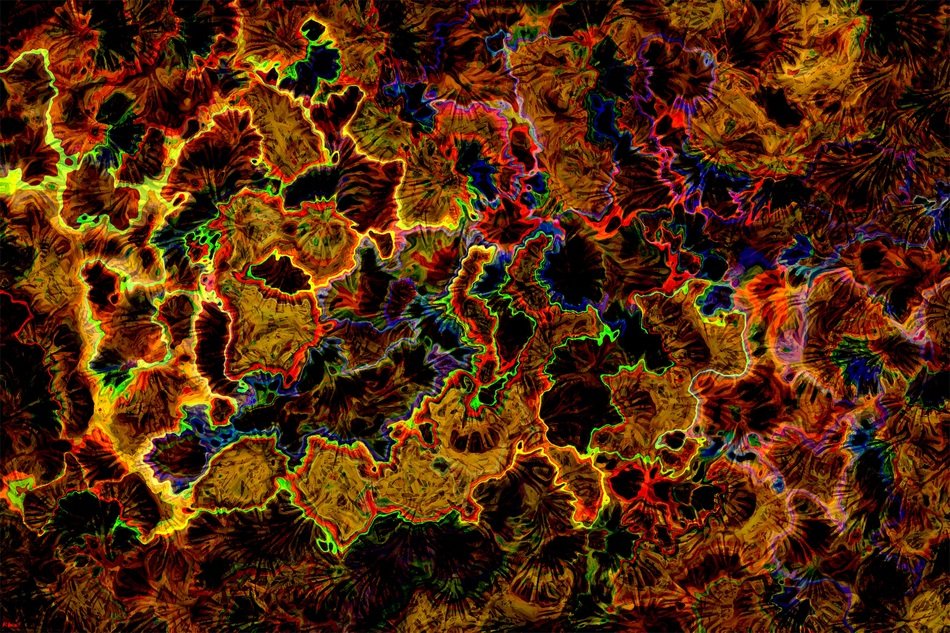 background with fractal colorful texture