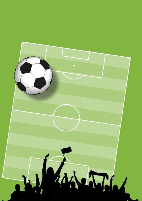 Football Background Cheers Sport