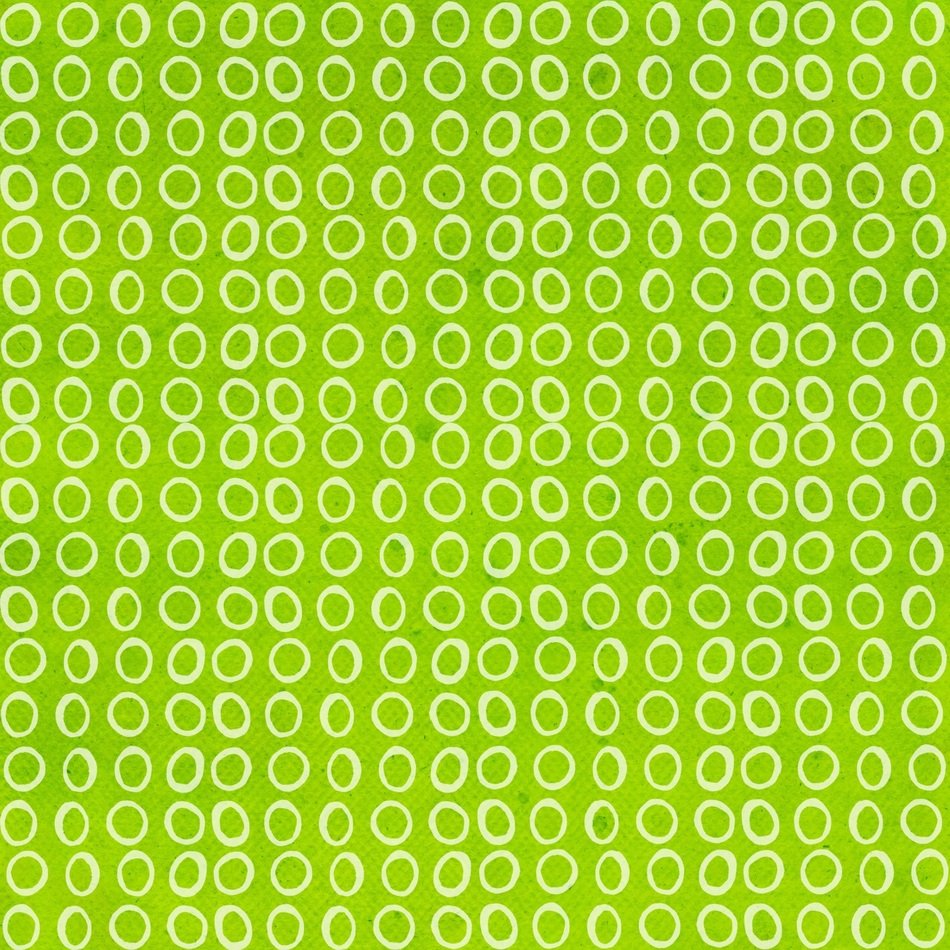 circles on the green background