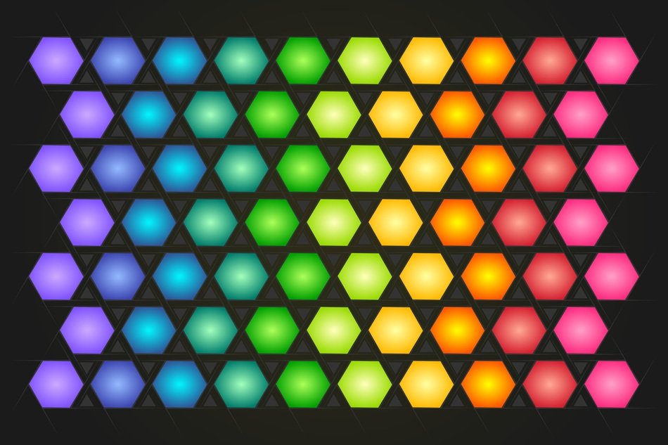 Polygon Background Colorful