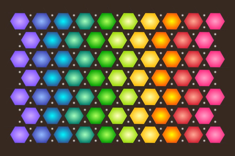 Polygon Colorful Background