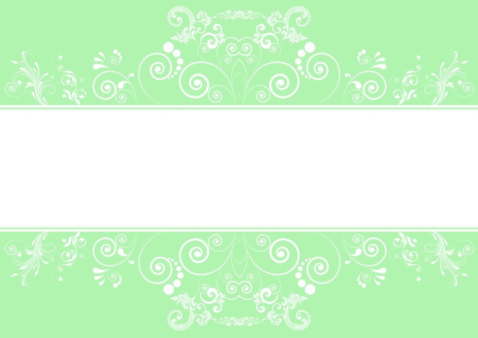 white pattern on a green background