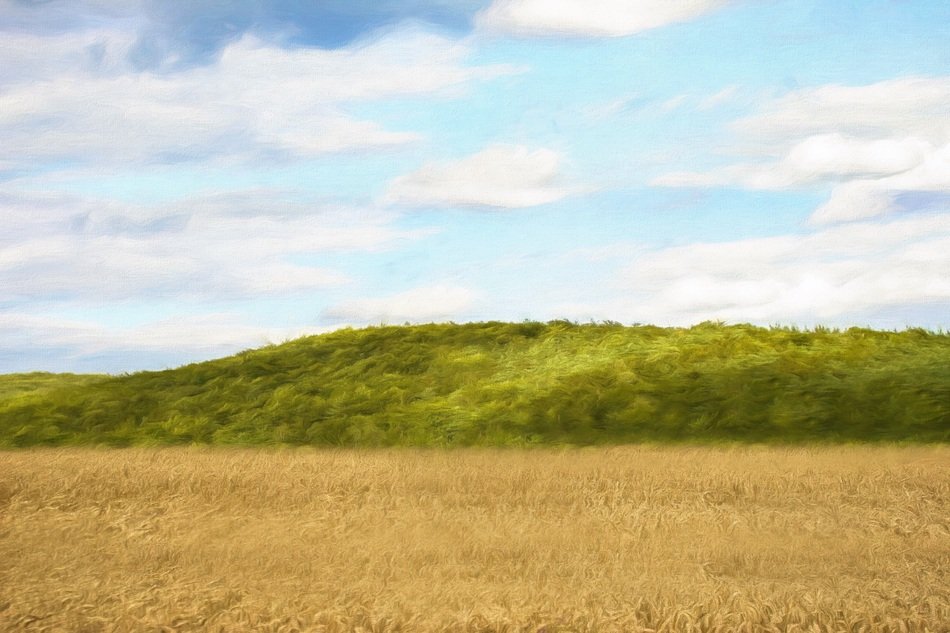 Landscape Clouds Field Sky