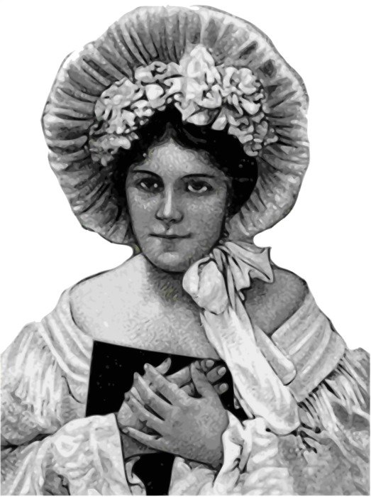 Lady Vintage Old Portrait Face