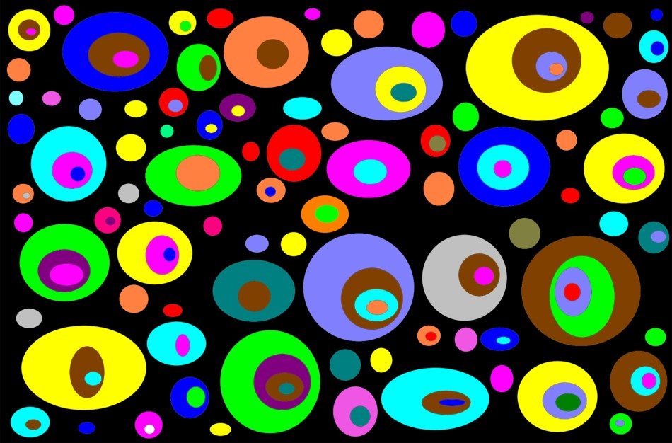 Abstract Art Background Circles