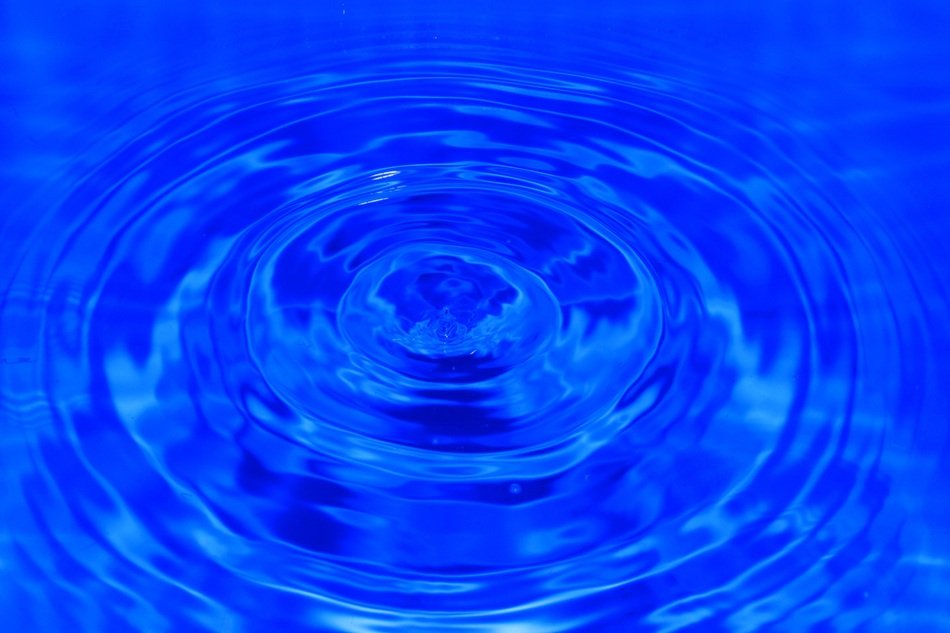 Water Ring Blue Leave Blida To