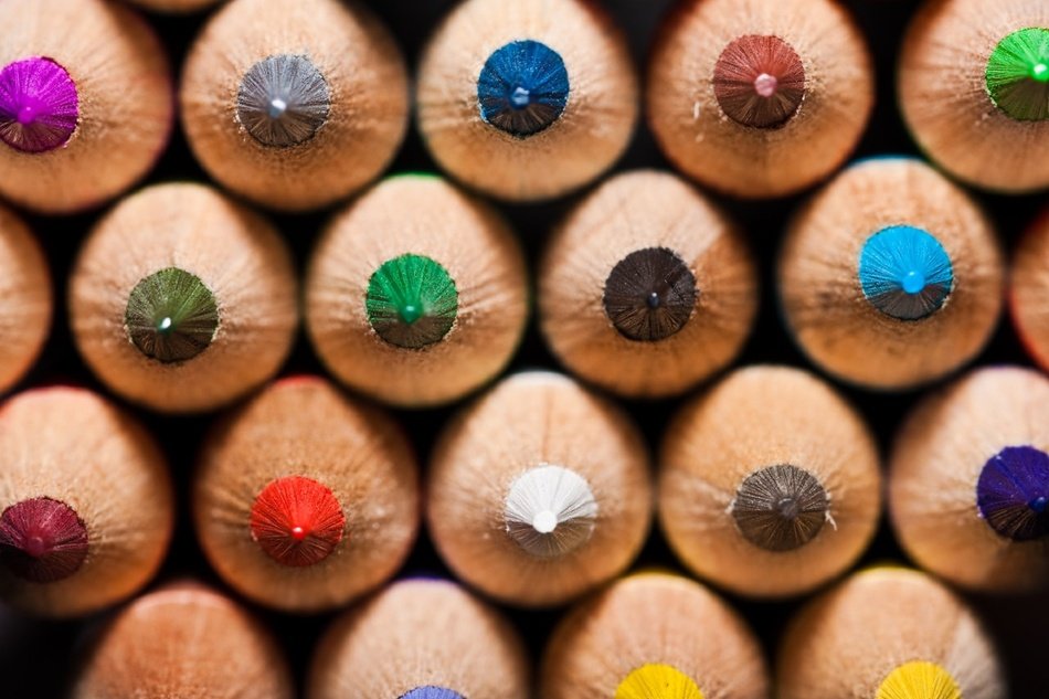 Colored Pencils Rainbow
