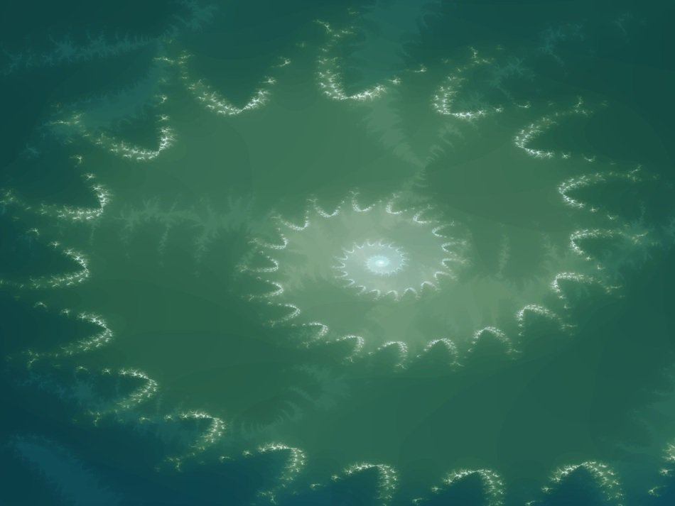 Fractals Background Green