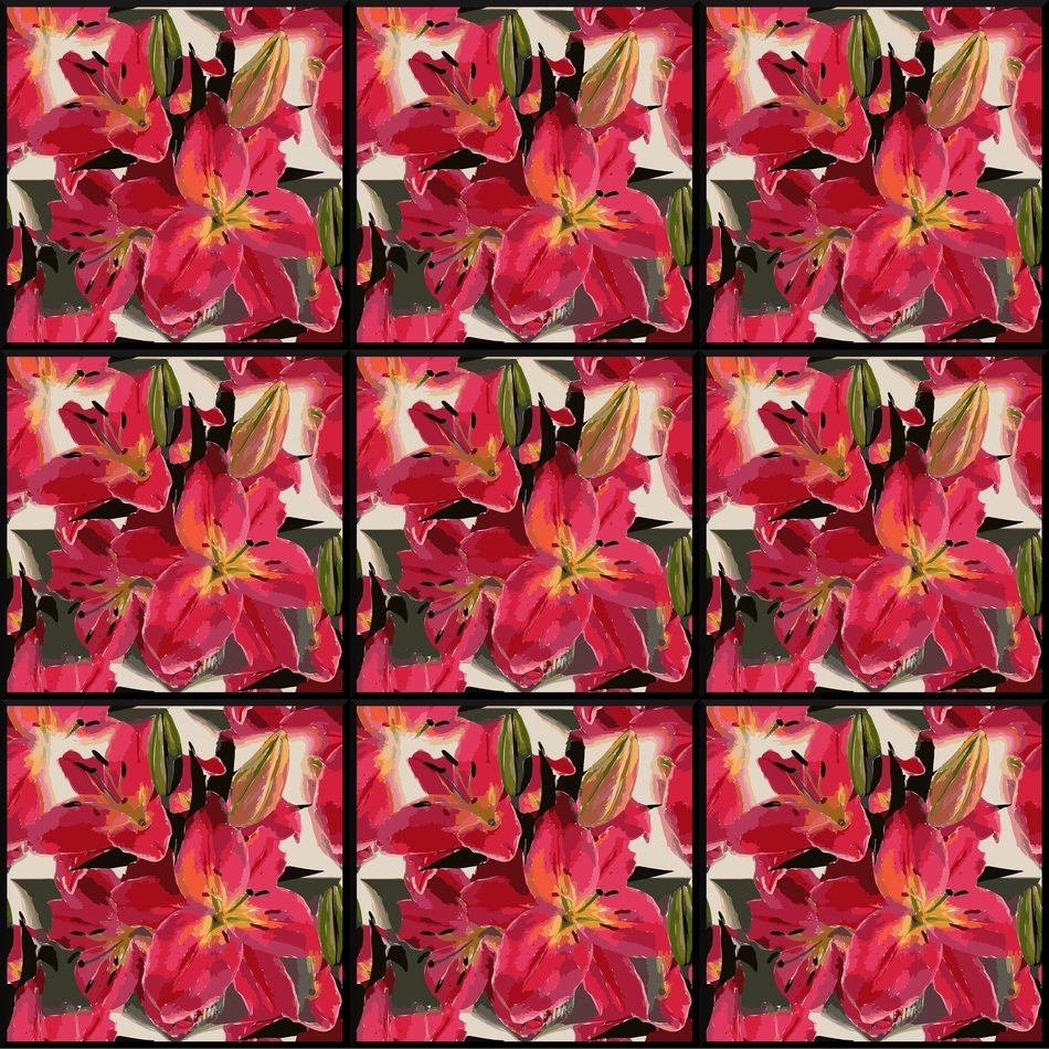 Flowers Background Design Art