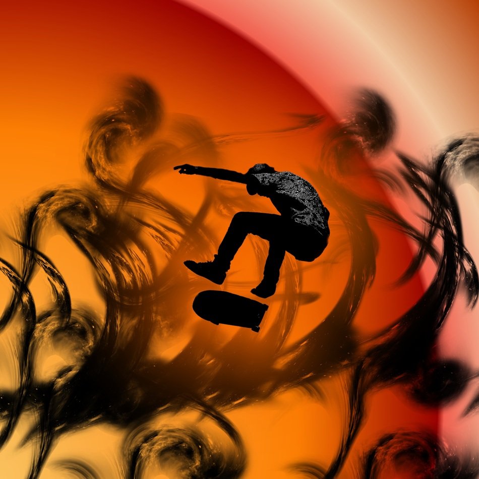 Skateborder Skater Background