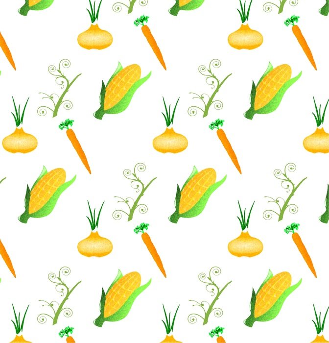 Model Vegetables Funny Back Plan