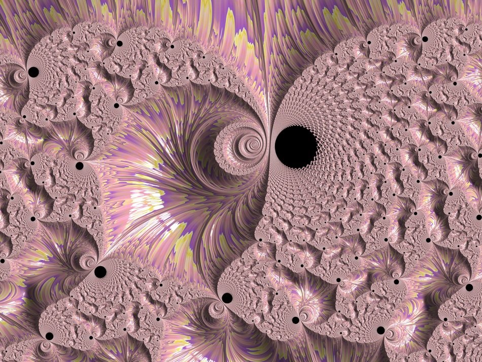 Fractal Tender Rose Cream