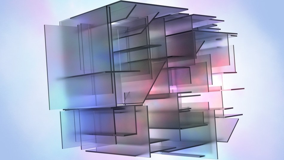 Abstract Refraction Cool Render