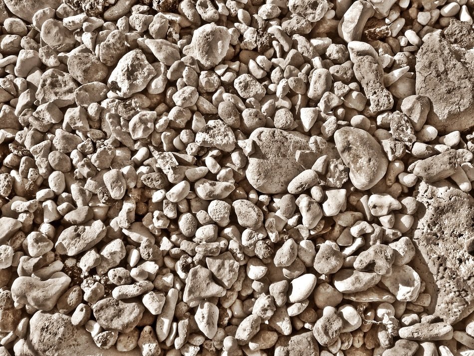Background Beach Stones Sepia