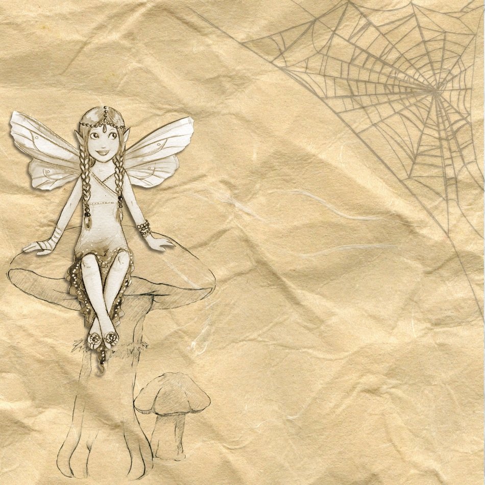 Girl Fairy Web Smiling