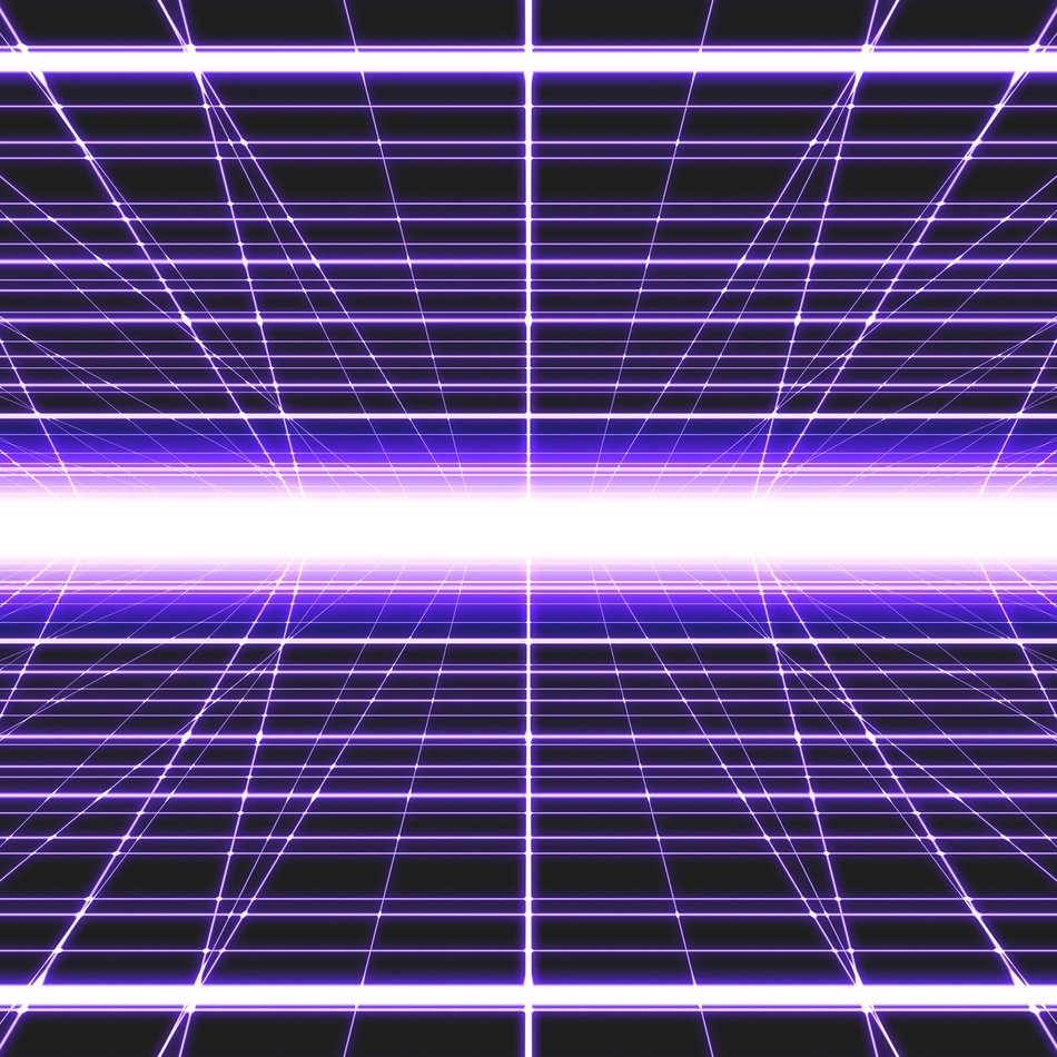 Light Grid Rays Pattern