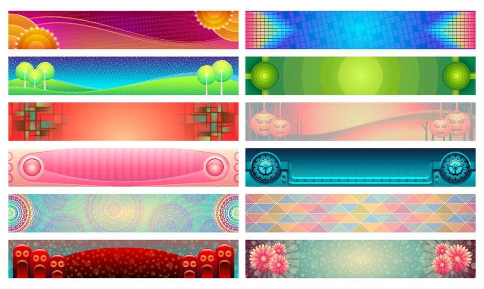 Banners Header Cover Set