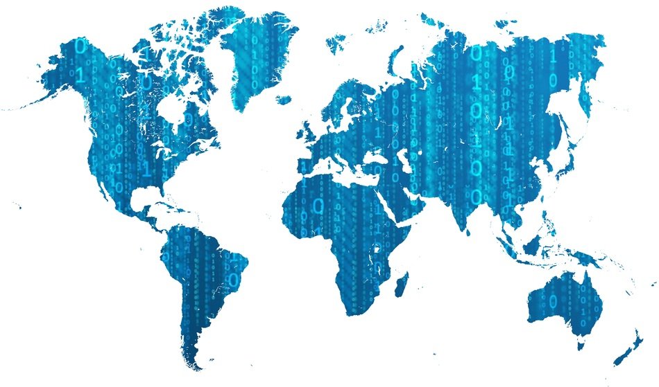 Map World Motley Texture