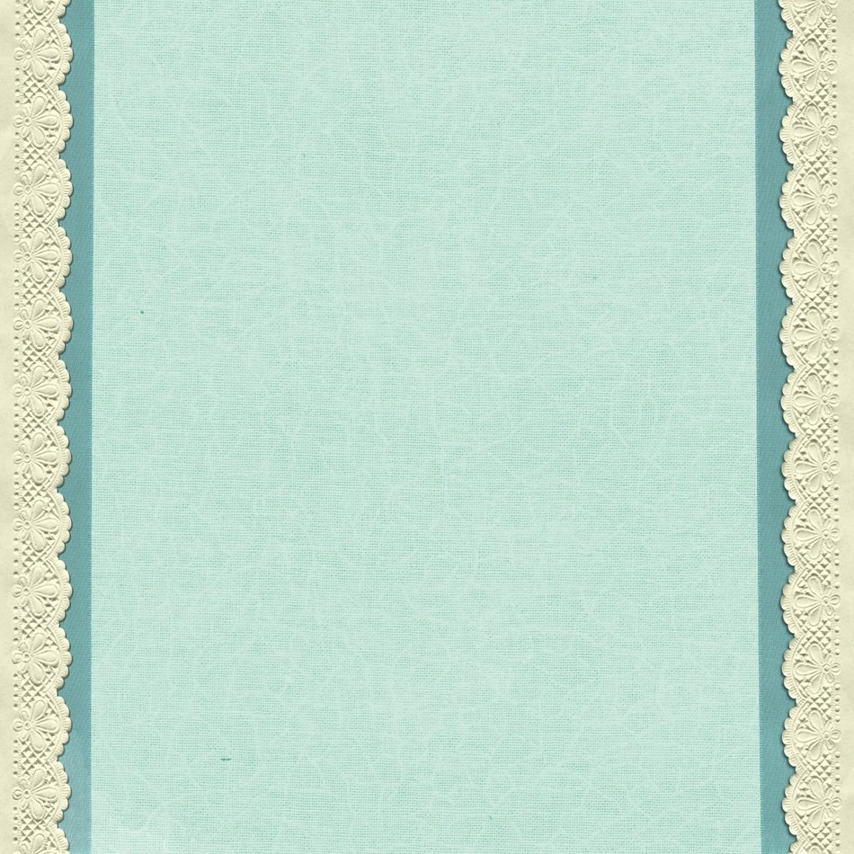 blue background with lace frame