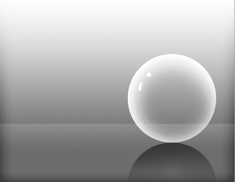 White Orb Background