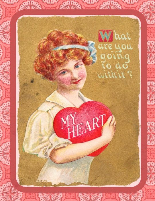 Valentine Vintage Love Heart