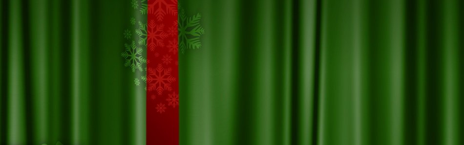 Background Christmas Curtain Red