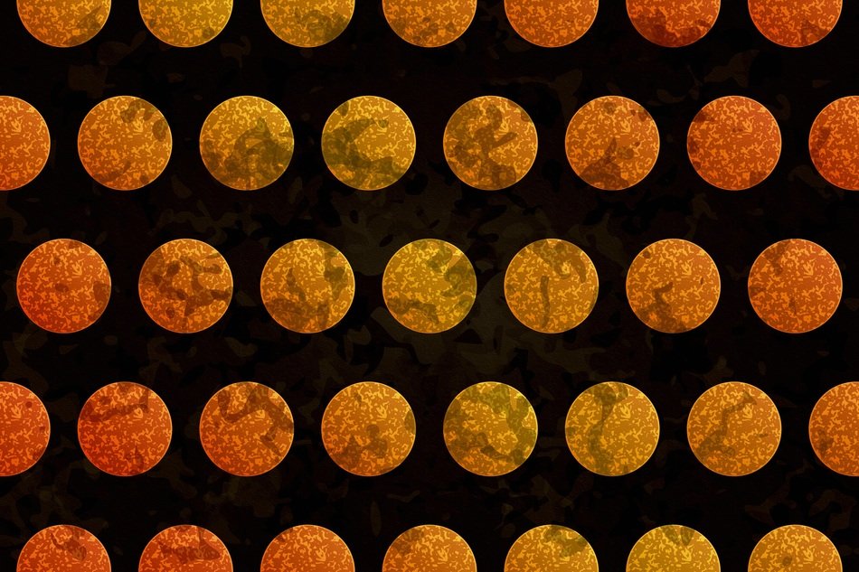 Background Gold Polka Dots