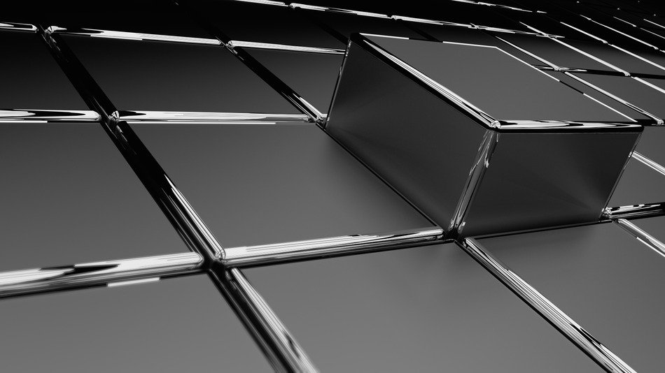 Grey Cube Wallpaper Sublime 3D