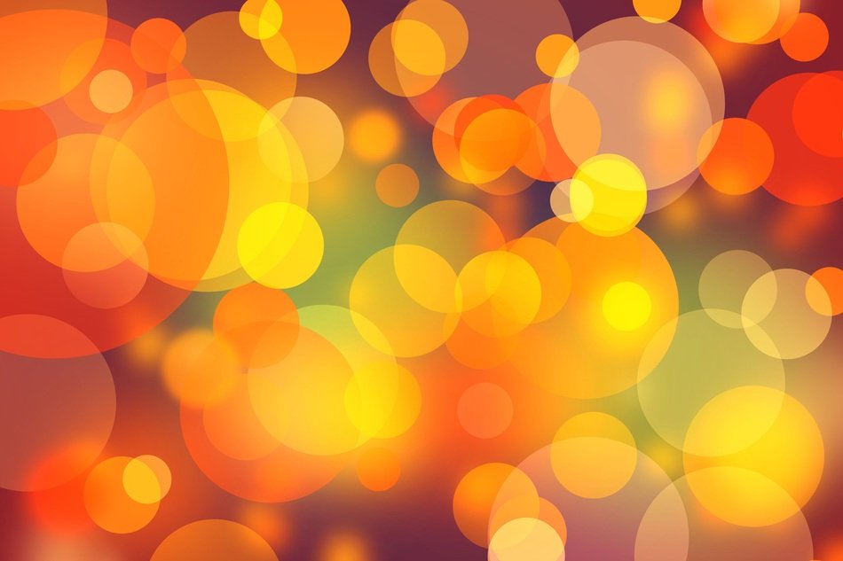 Bokeh Background Orange Textures